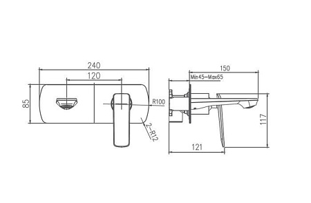 Смеситель Haiba HB80548-7