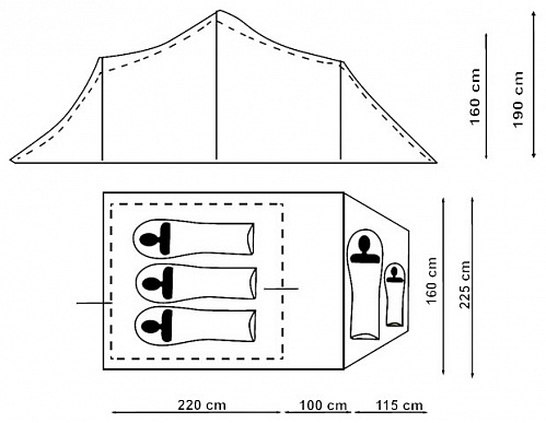 Палатка Canadian Camper TANGA 5