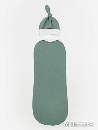 Пеленка-кокон Amarobaby Nature Essence (зеленый, р-р 68-74)