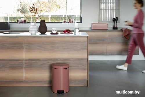 Brabantia Pedal Bin NewIcon 20 л (терракотовый)