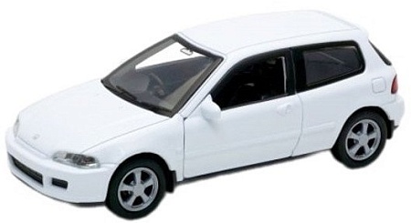 Легковой автомобиль Welly Backhonda Civic EG6 43813W (белый)