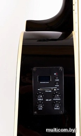 Электроакустическая гитара Naranda DG220CEBK