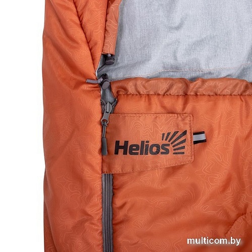 Спальный мешок Helios Toro Wide 200R (правая молния, оранжевый)