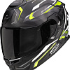 Scorpion Exo Exo-Gt Sp Air Augusta (р. S, черный матовый/серый/желтый)