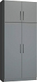 Шкаф распашной Макс Стайл Kart 18 Egger 219x100x42 14B4250 (серый пыльный U732 ST9)