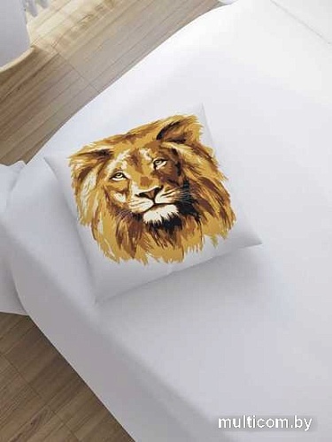 Чехол на подушку JoyArty Царь зверей sl_14691