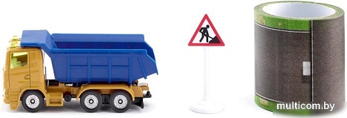 Самосвал Siku с кузовом-самосвалом и лентой-дорогой 1600