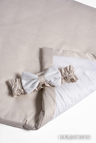 Постельное белье Perina Одеяло-конверт (бежево-белый)