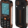 Телефон Maxvi R10 (черный/оранжевый)