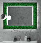 Мебель для ванных комнат Континент Зеркало Forest LED 100x80
