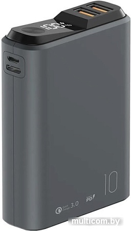 Портативное зарядное устройство Olmio QS-10 10000mAh (темно-серый)