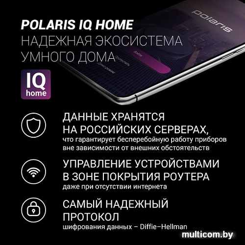 Мультиварка Polaris PMC 5020 Wi-Fi IQ Home (серебристый)
