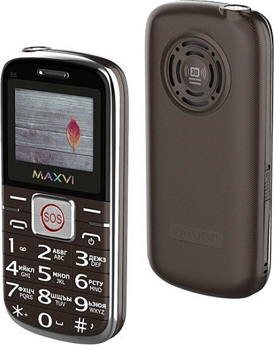 Мобильный телефон Maxvi B8 (коричневый)