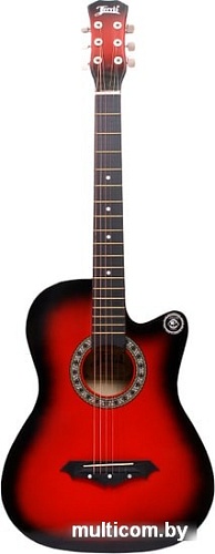 Акустическая гитара Jervis JG-38C (красный санберст)