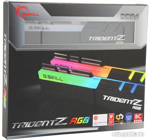 Оперативная память G.Skill Trident Z RGB 2x8GB DDR4 PC4-32000 F4-4000C18D-16GTZR
