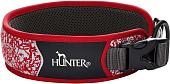 Ошейник Hunter Collar Divo Reflect 68975 (35-45/M красный/серый)