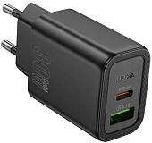 Сетевое зарядное Hoco N63 (черный)