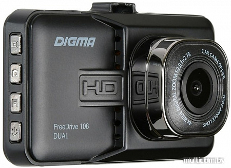 Автомобильный видеорегистратор Digma FreeDrive 108 DUAL