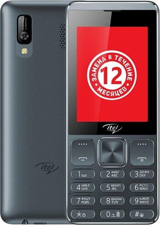Мобильный телефон Itel IT6320 (серый)