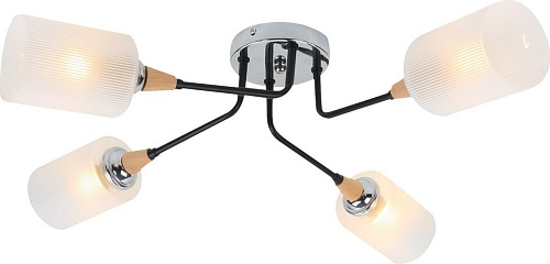 Подвесная люстра Escada 2101/4P (черный/хром)