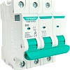 Выключатель автоматический Tengen TGB1N-63 3P 10A B 6kA 3M TGB1N-63-3-10B