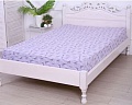 Постельное белье Luxsonia Трикотаж на резинке 180x200 2230 (лаванда сиреневый)