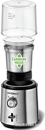 Электрическая кофемолка Holt HT-CGR-009 (нержавеющая сталь)