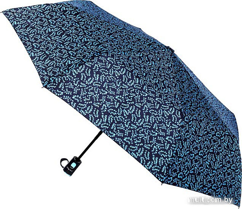 Складной зонт RST Umbrella Веточки 3205A (синий)