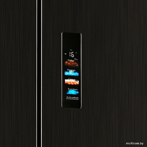 Четырёхдверный холодильник MAUNFELD MFF190NFDSB