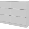 Комод Горизонт Нео 1050 6 ящиков (белый)