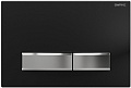 Панель смыва Burke Тип 09 109.BH.1 (матовый черный/хром глянцевый)