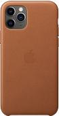 Чехол Apple Leather Case для iPhone 11 Pro (золотисто-коричневый)