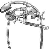 Смеситель Milardo Duplex DUPSB02M02