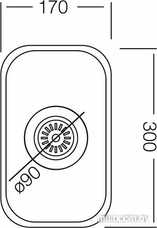 Кухонная мойка Kromevye Undermount EX 003