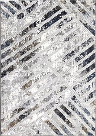 Ковер для жилой комнаты Safyun Mariel MR398-GREY-NAVY (1.2x1.7)