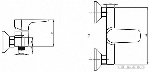 Смеситель RedBlu Origin Evo 2 782000000
