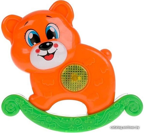 Интерактивная игрушка Умка Медвежонок-качалка HT589-R