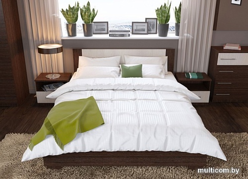 Кровать Imperial Аврора 90x200 (венге/дуб молочный)