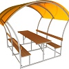 Беседка Импласт Астра 2.9x1.7м / 40x20мм