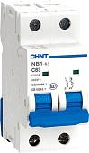 Выключатель автоматический Chint NB1-63 2P 10A 6кА B (R) 179642