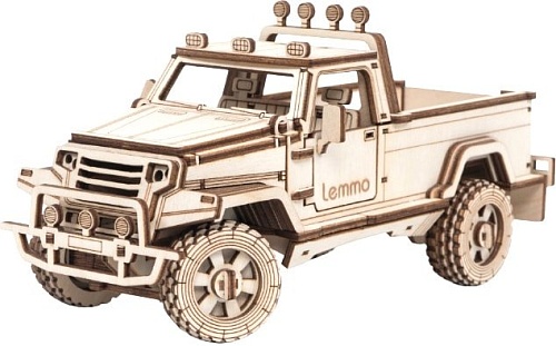 3Д-пазл Lemmo Внедорожник Кондор с прицепом