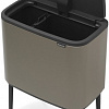 Brabantia Bo Touch Bin 11+23 л (платиновый)