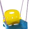 Подвесные качели Midzumi Пластиковые навесные качели 3 в 1 (голубой/желтый/малиновый)