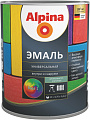 Эмаль Alpina Универсальная 0.75 л (белый глянцевый)