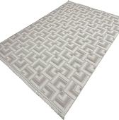 Ковер для жилой комнаты Radjab Carpet Поло Прямоугольник EN 204 12530RK (2x2.9, Cream/Beige)