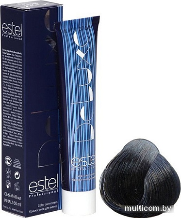 Estel Professional De Luxe 1/0 черный классический