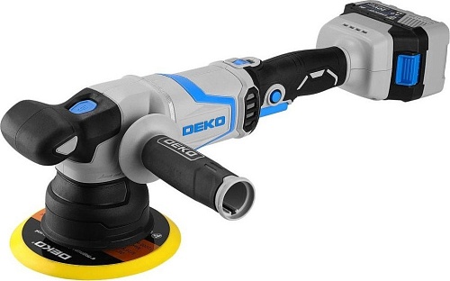 Полировальная машина Deko KDCP20DA PRO 081-1029 (с 1-им АКБ)