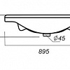 Умывальник Sanita Luxe Classic 90 CLS90SLWB01