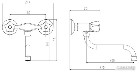 Смеситель Esko Moscow MS 02