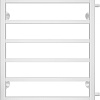 Полотенцесушитель TERMINUS Вега П6 500x600 (боковое подключение 500, RAL 9003 белый)